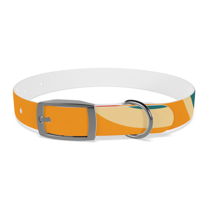 Retro Waves Dog Collar: Colorful & Vibrant Design