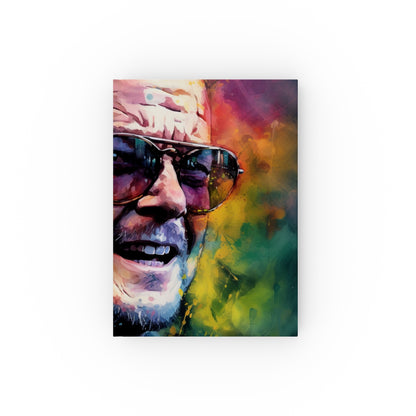 "Nicholson's Notes Journal - Celebrate Jack Nicholson's cinematic legacy with this high-quality and stylish notebook, perfect for movie buffs and aspiring actors!"