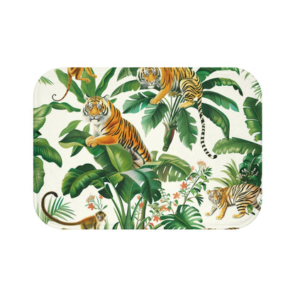 Wild Tiger Jungle Bath Mat | Bath Mats | Bath, Bathroom, Home & Living, Indoor, Sublimation | Prints with Passion