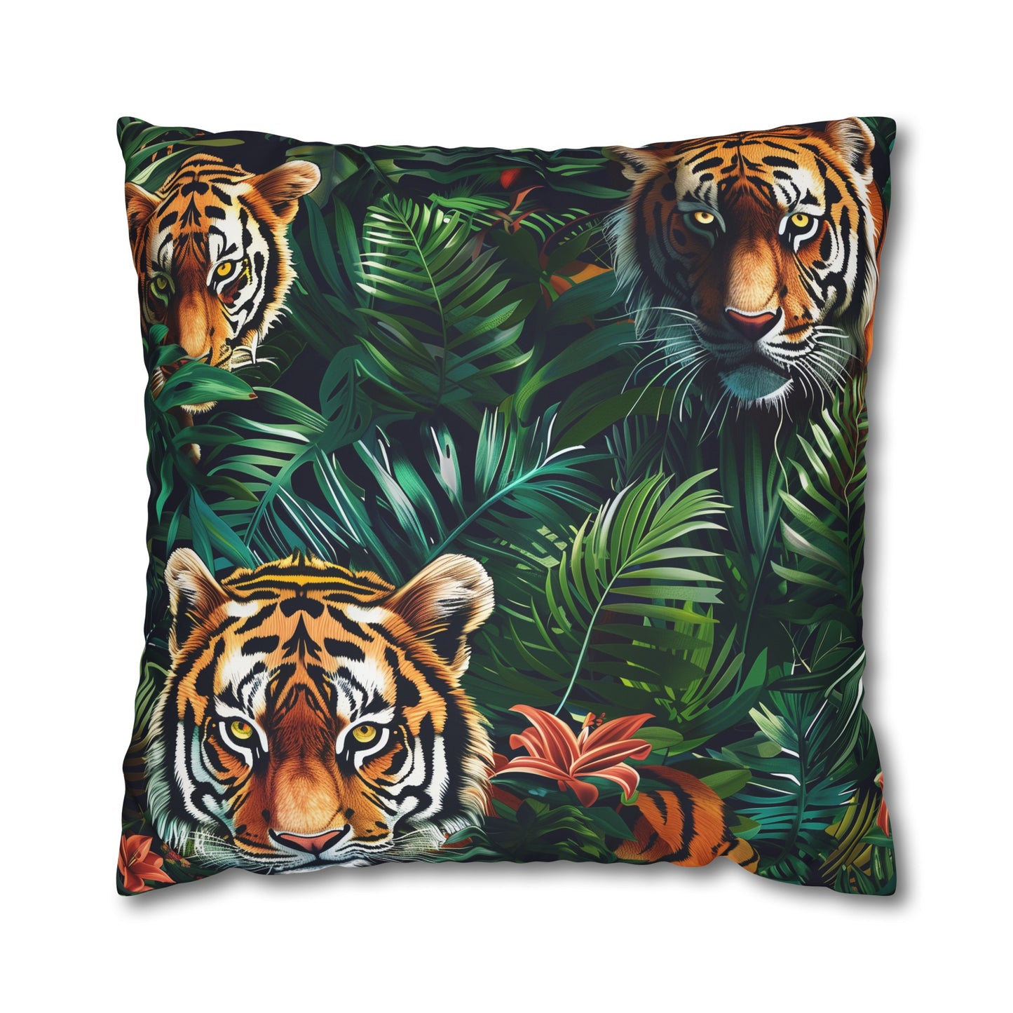 Tiger Safari Pillow Case | Pillow Cases | All Over Print, AOP, Bed, Bedding, Home & Living, Indoor, Pillow Case, Pillow Covers, Pillows & Covers, Sublimation | Prints with Passion