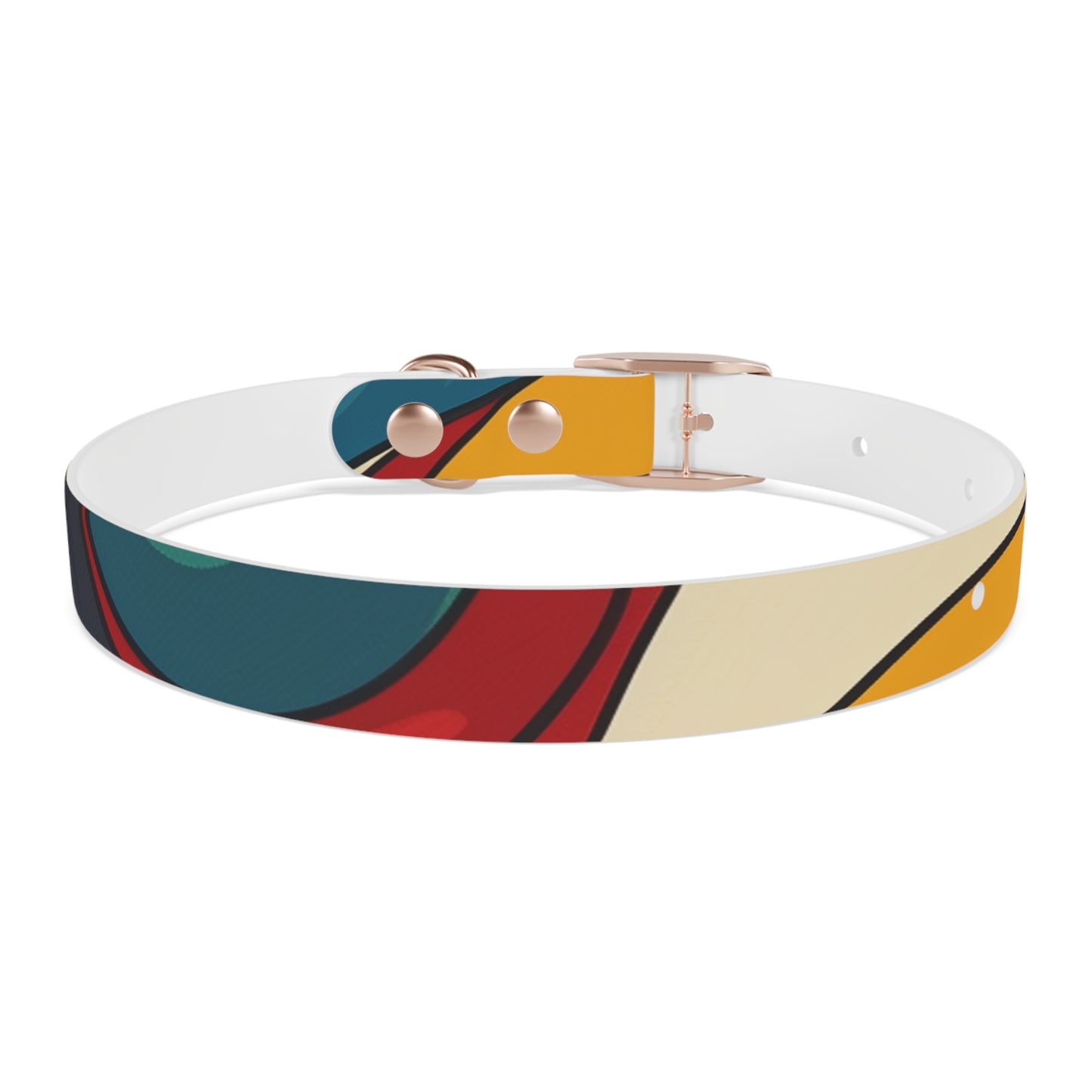 Retro Waves Dog Collar: Vibrant & Stylish