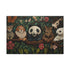 A Diverse Group of Animals Living in Harmony Stretched Canvas Wall Art