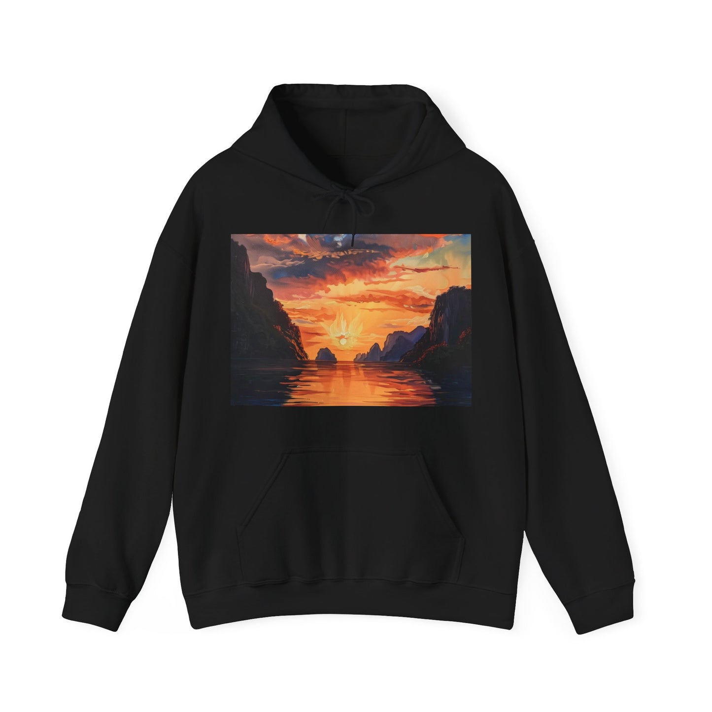 El Nido Hotels Sunset Hoodie | Hoodies | DTG, Hoodies, Men's Clothing, Regular fit, Unisex, Women's Clothing | Prints with Passion