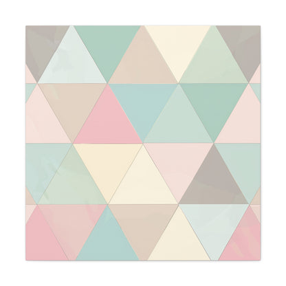 Pastel Oil Pastels Geometric Canvas Print | Canvas | Art & Wall Decor, Canvas, Fall Picks, Hanging Hardware, Home & Living, Indoor, Top Spring Products, Valentine's Day promotion | Prints with Passion