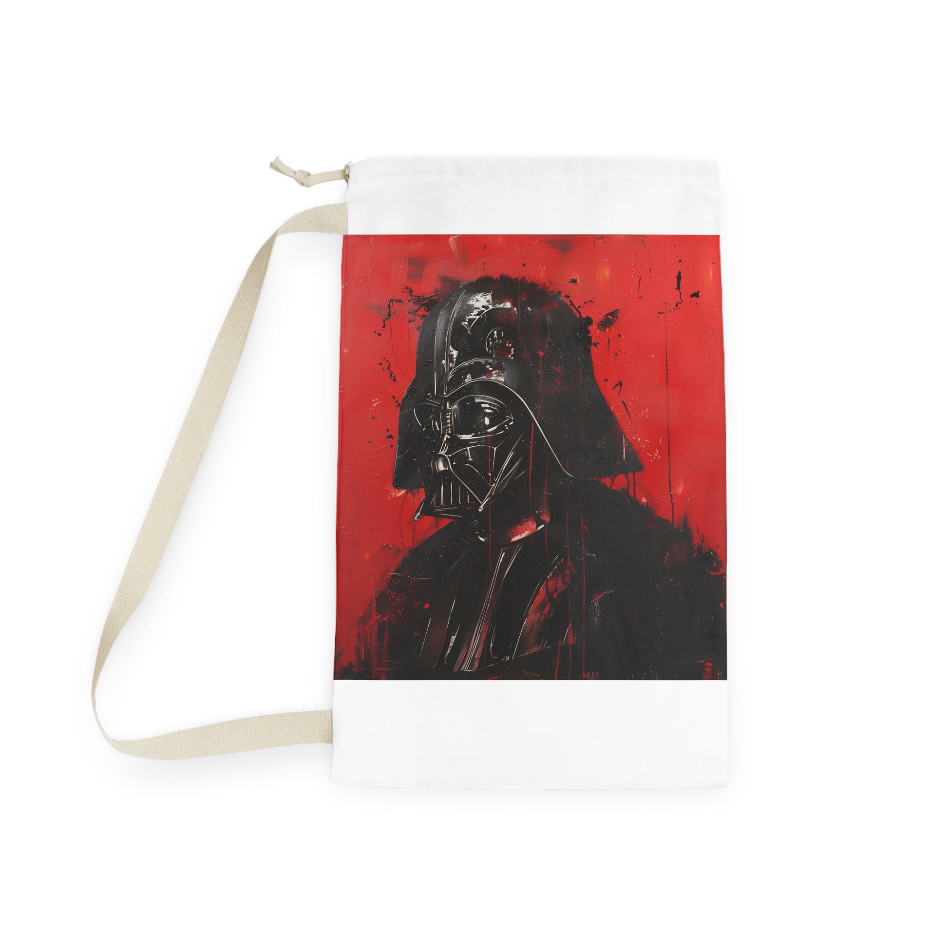 "Darth Vader Sith Laundry Bag - Organize laundry with dark side power, iconic villain design"