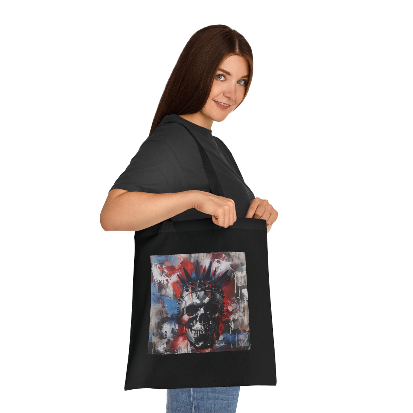 Rebel Skull Tote Bag | Tote Bag | Accessories, Bags, Cotton, DTG, Totes | Prints with Passion