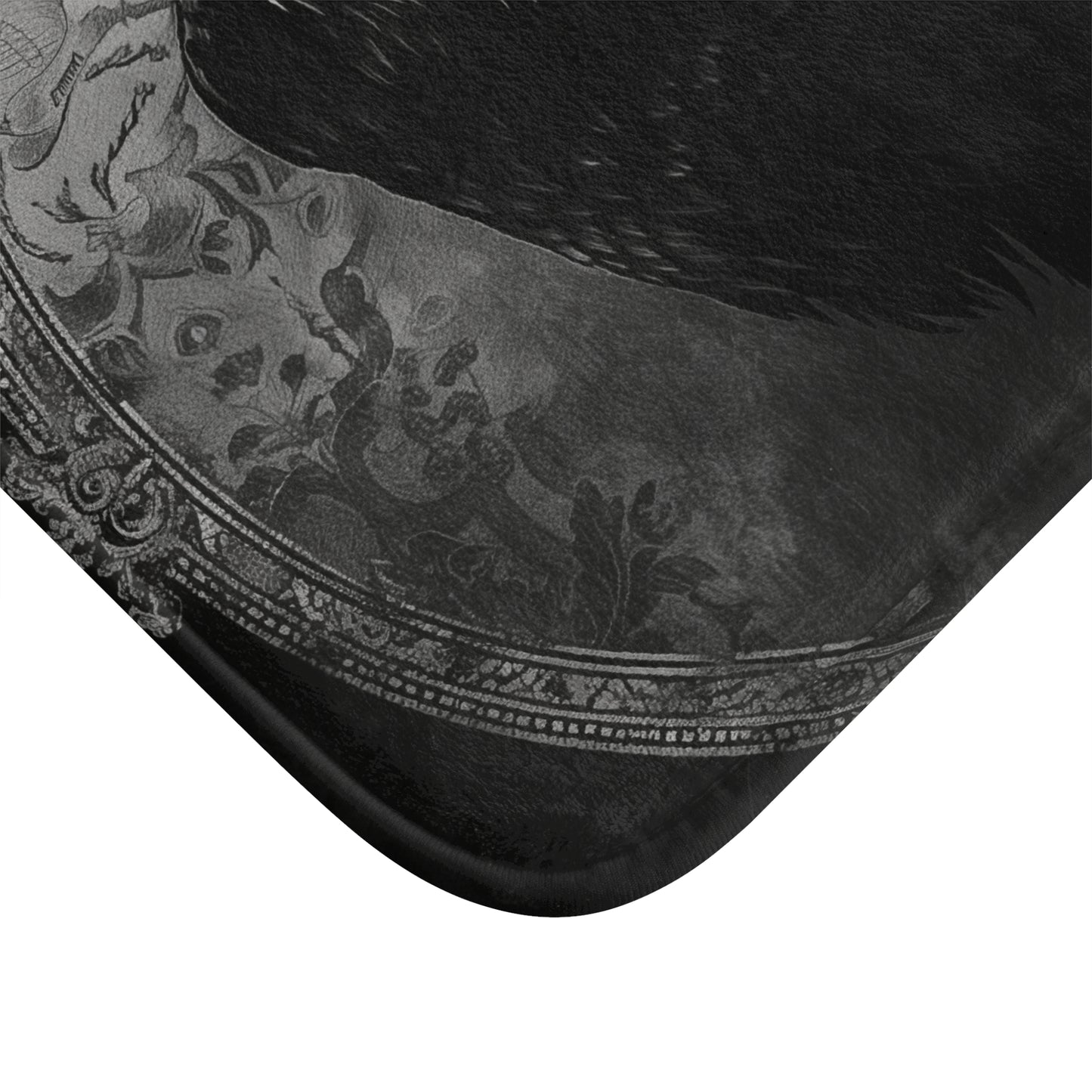 Gothic Raven Bath Mat