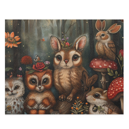 Wildlife Woodland Jigsaw Puzzle - Enchanting nature scene, perfect for all ages