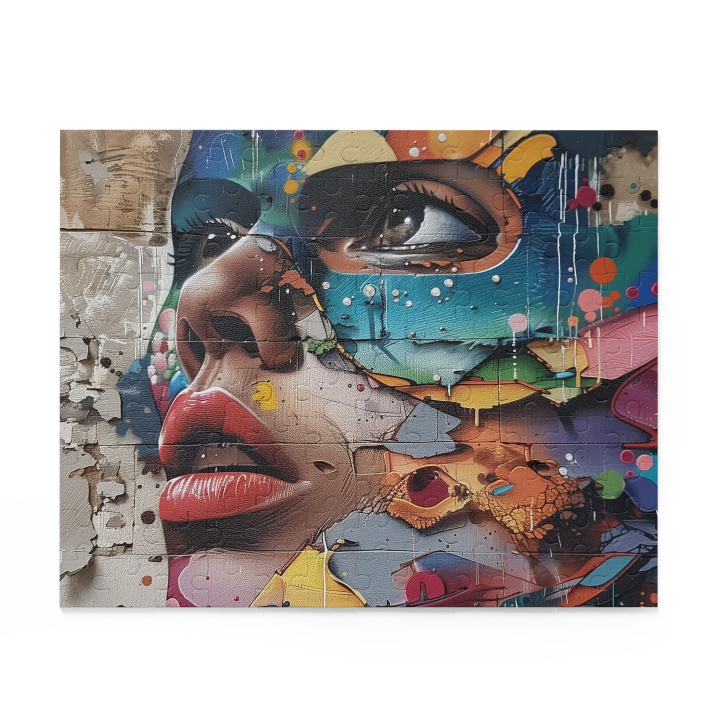 "Urban Art Graffiti Jigsaw Puzzle - vibrant street art with bold colors and intricate designs for immersive fun"