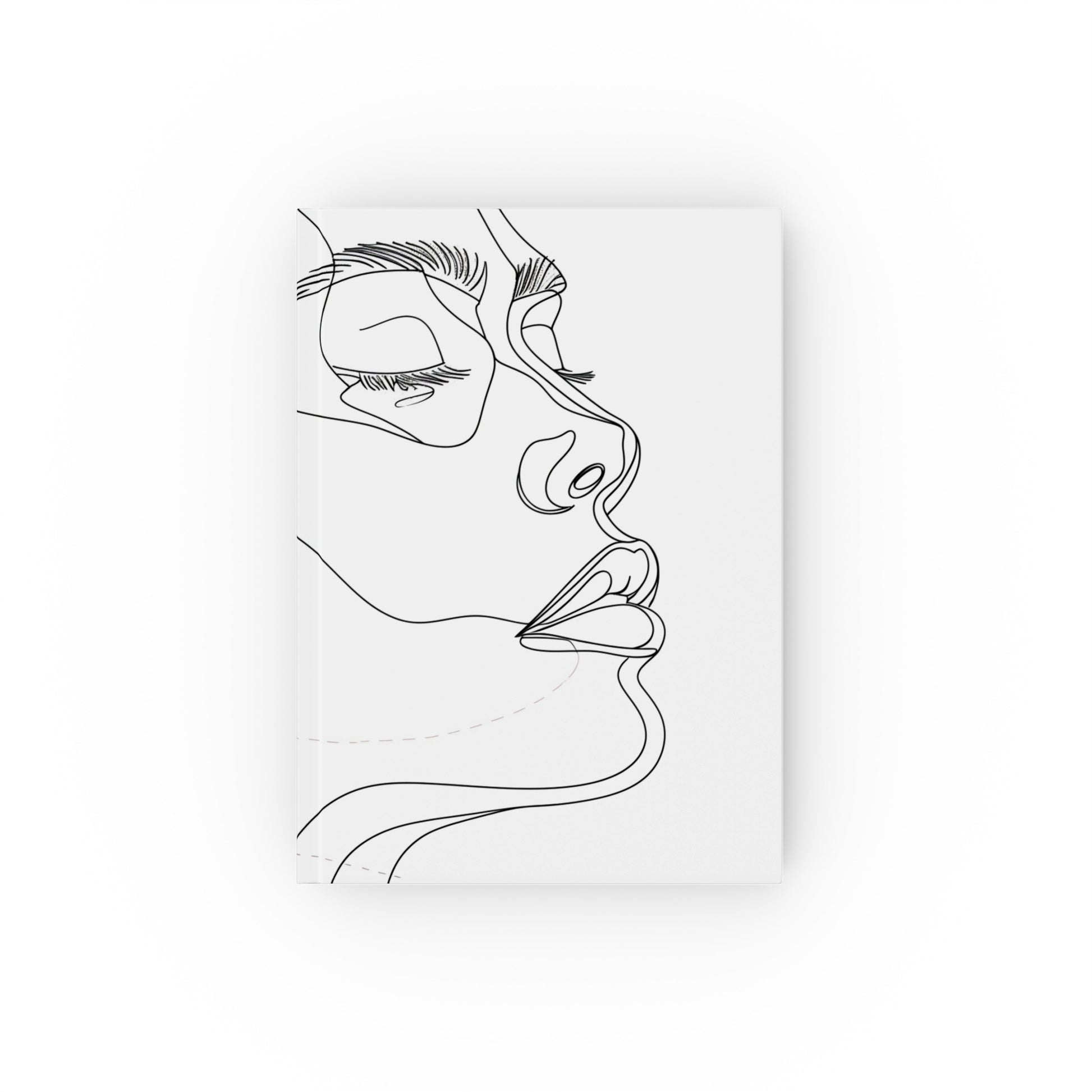 "Line & Thought Minimalist Portrait Journal - High-quality and stylish design, perfect for all seasons. Makes a great gift! Shop now at BenCPrints."