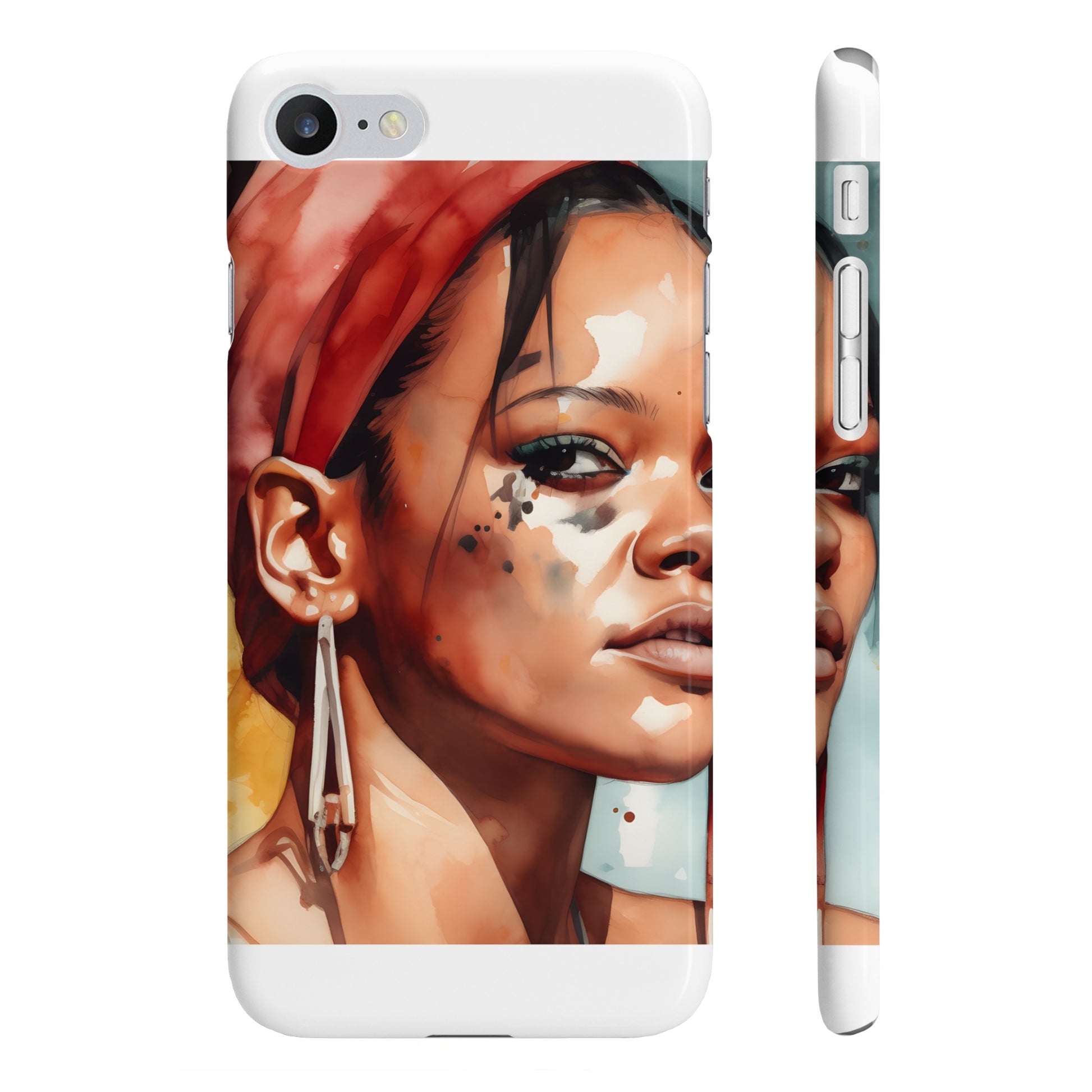 Rihanna Phone Case - Watercolor Music & Style Icon Phone Case