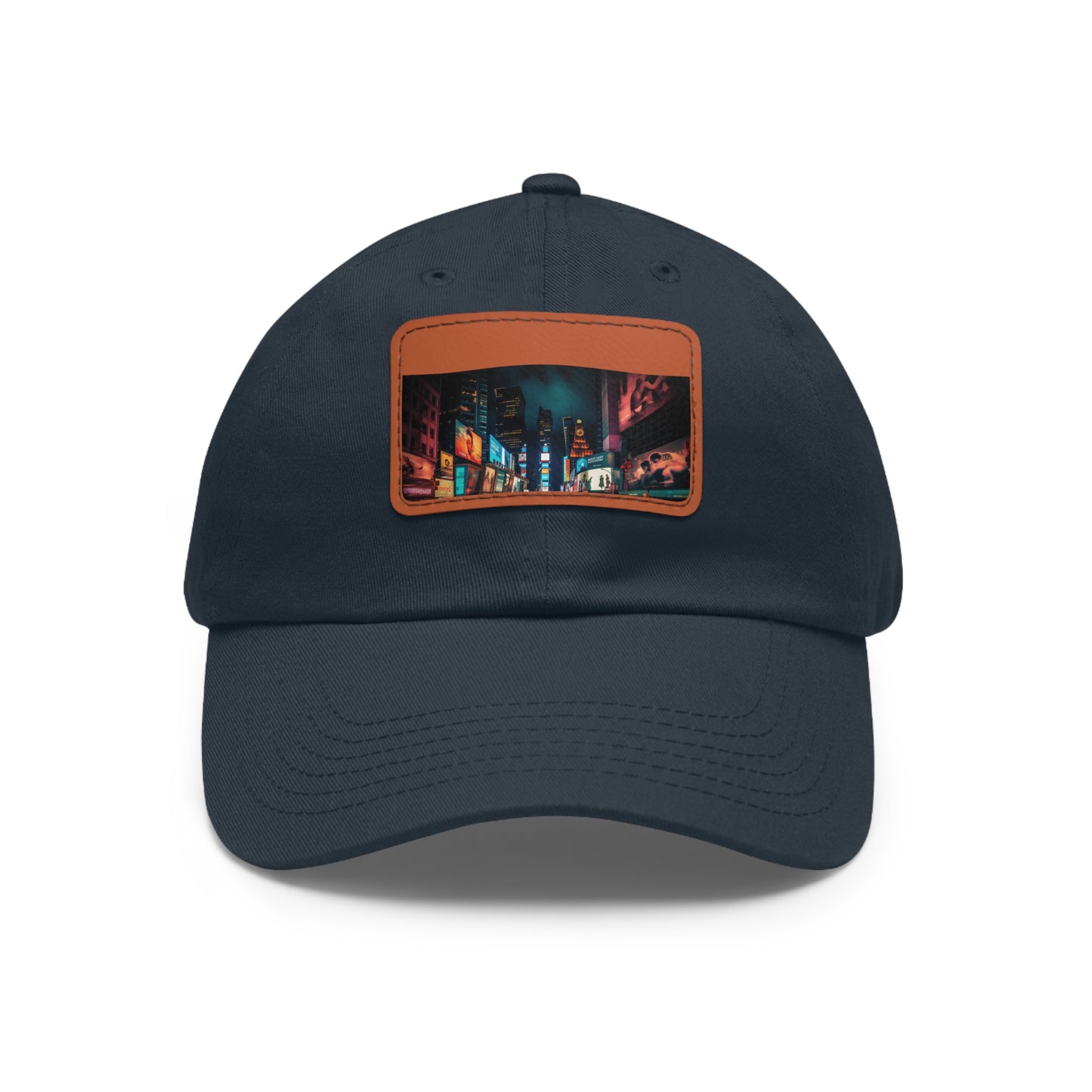 Times Square Nights Embroidered Baseball Cap