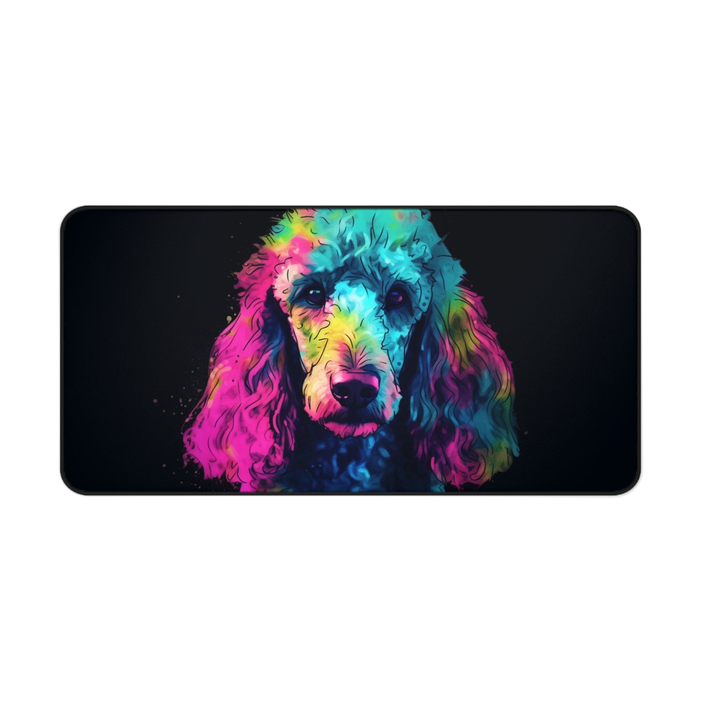 "Poodle Pup Desk Mat - Cute and Stylish Workspace Protector for Home Office Decor"