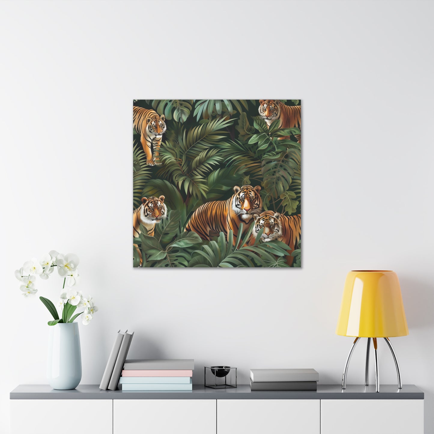 Tiger Jungle Safari Canvas Print