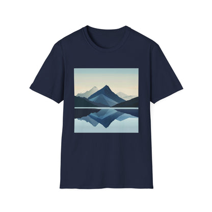 Mountain Shirts: Minimalist Landscape, Mountain Range & Silhouette