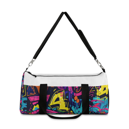 Neon Graffiti Duffel Bag