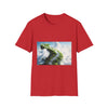 Infinite Dream Staircase Surrealist Graphic Unisex Softstyle T-Shirt - View 2 | Prints With Passion
