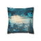 Floating Eyes Watching City from Sky (Edition II) — 40×40 Cushion Cover — Front 40×40 cm Square Cushion View