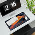 Lava Flowing from Floating Volcano — XL & XXL Desk Mat — Product Detail View 7