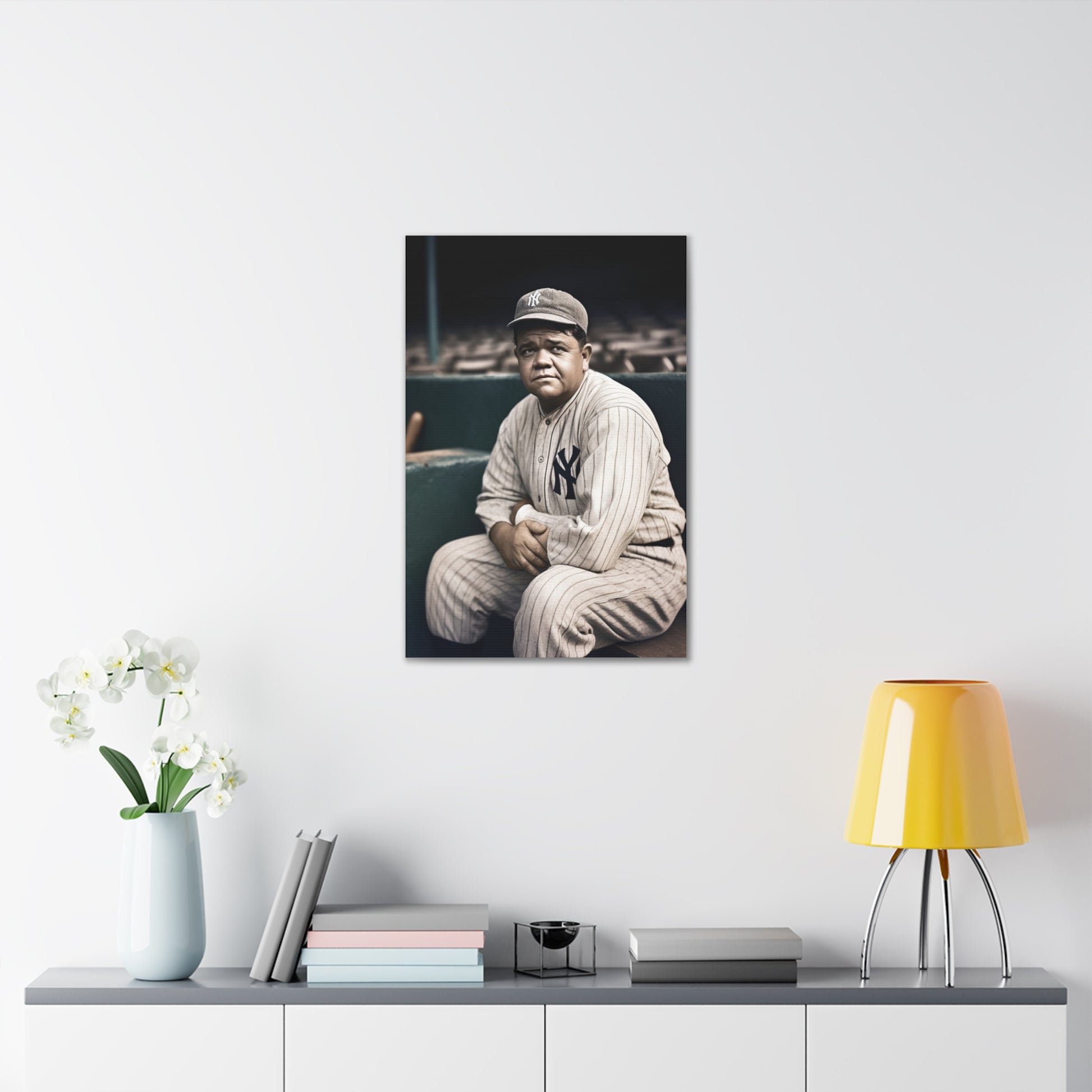 Babe Ruth: A Swing for the Ages Canvas | Canvas | Art & Wall Decor, Canvas, Fall Picks, Hanging Hardware, Home & Living, Indoor, Top Spring Products, Valentine's Day promotion | Prints with Passion