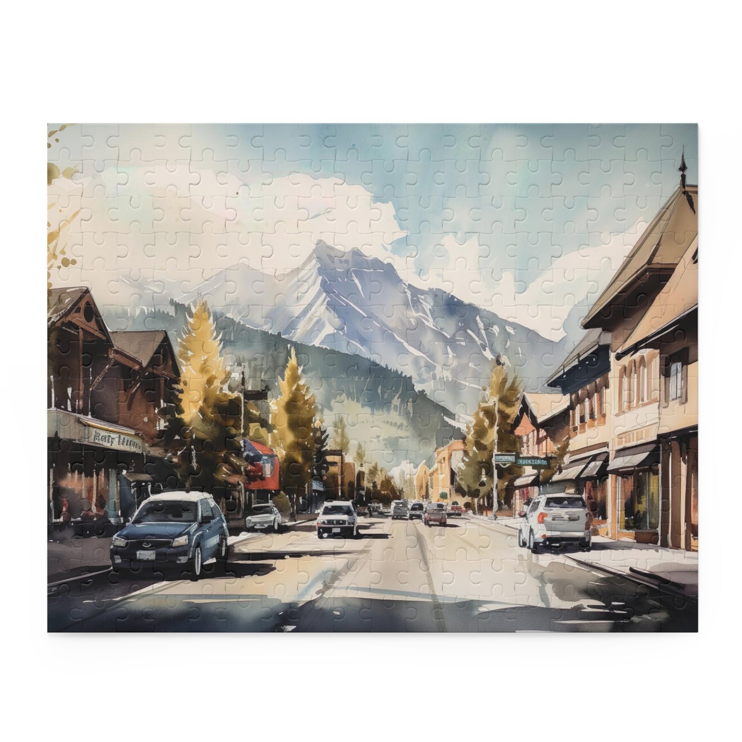 "Banff National Park jigsaw puzzle adventure with stunning landscape image "Banff.jpg" - perfect for nature lovers"