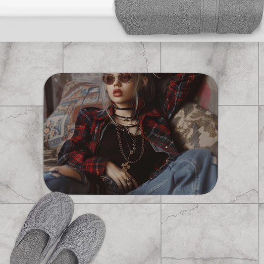 Grunge Revival Bath Mat | Bath Mats | Bath, Bathroom, Home & Living, Indoor, Sublimation | Prints with Passion