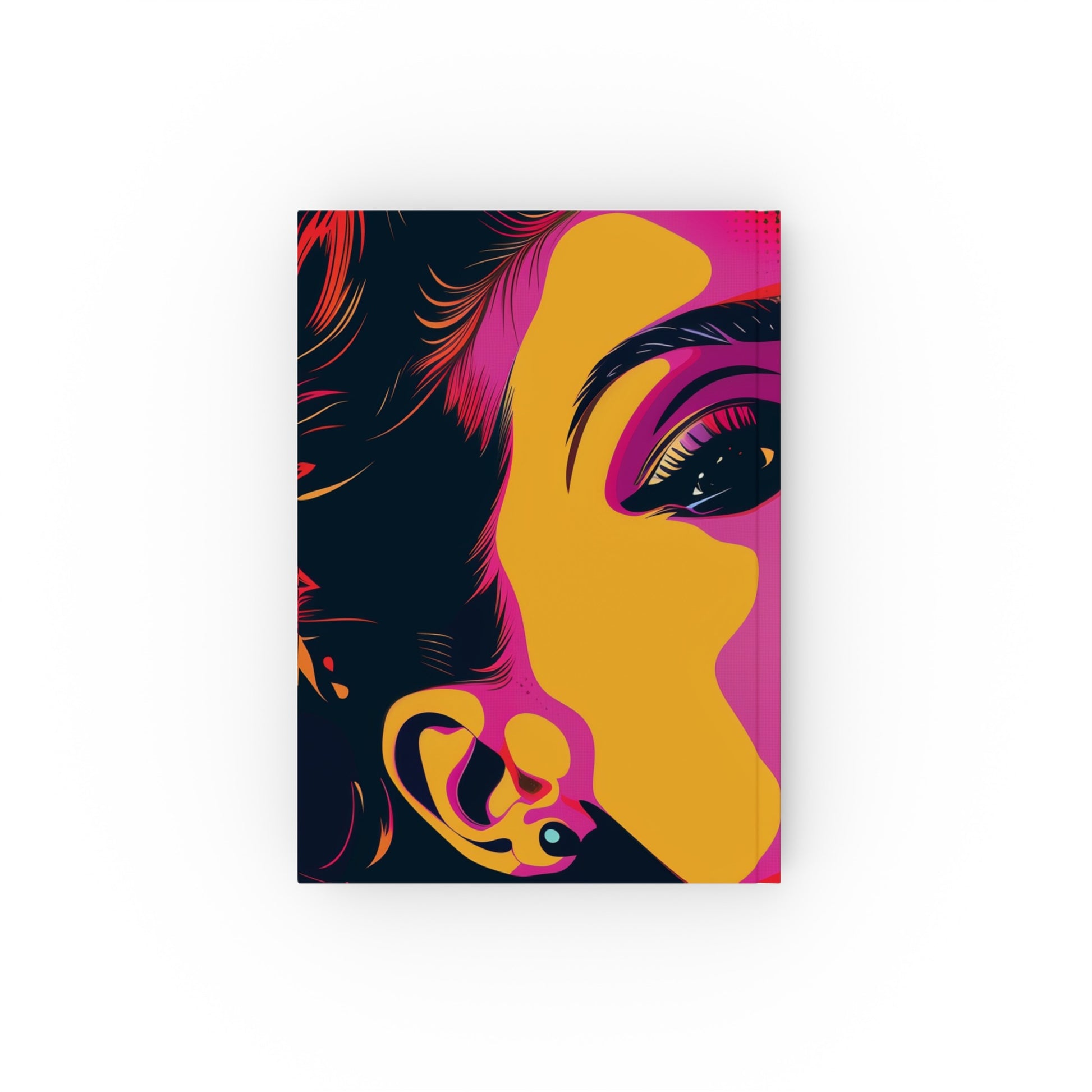 "Pop Art Expressions Journal - Vibrant and stylish canvas for creative spirits, perfect for all seasons. Makes a great gift!"