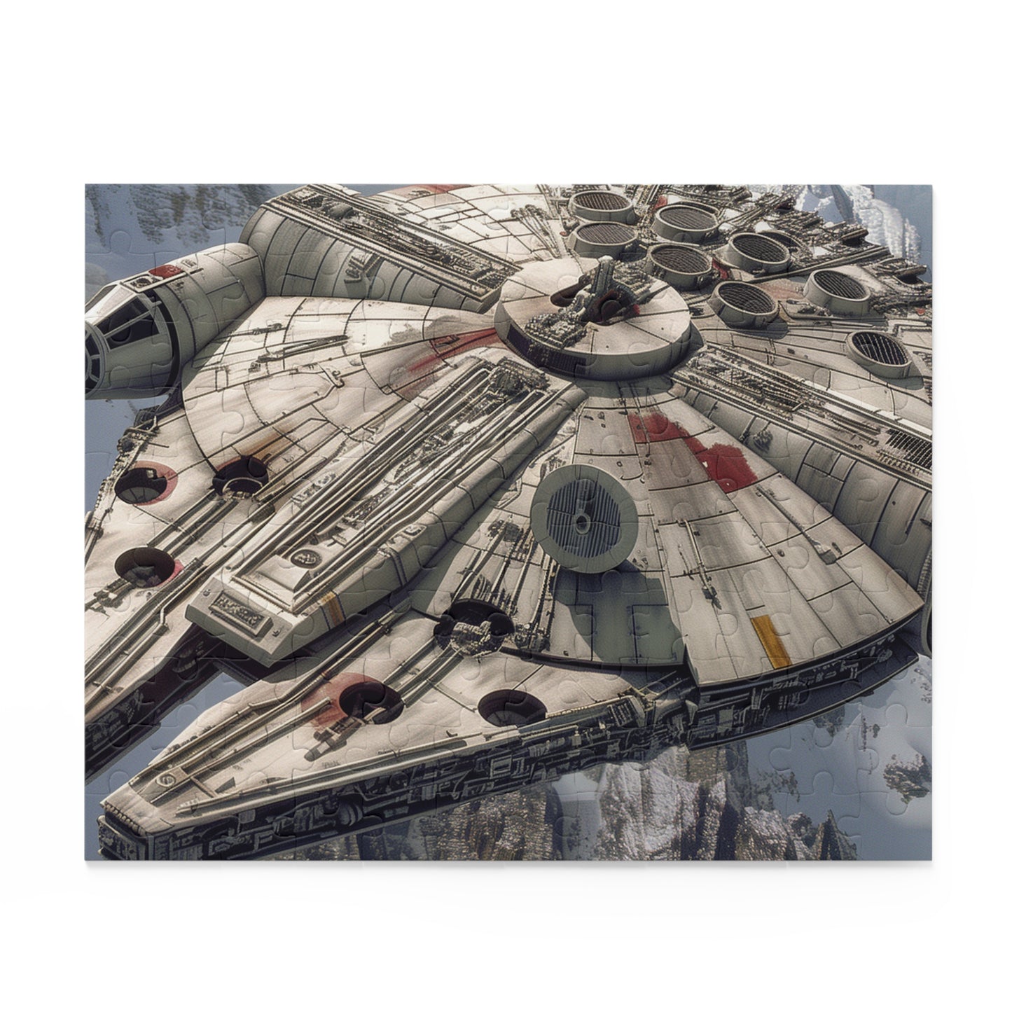 Star Wars Millennium Falcon jigsaw puzzle for fans, challenging space adventure theme