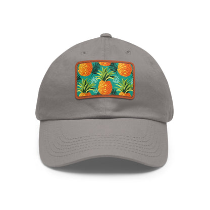 Tropical Twist Pineapple Print Cap