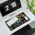 Stained Glass Samurai Mask — XL & XXL Desk Mat — Product Detail View 7