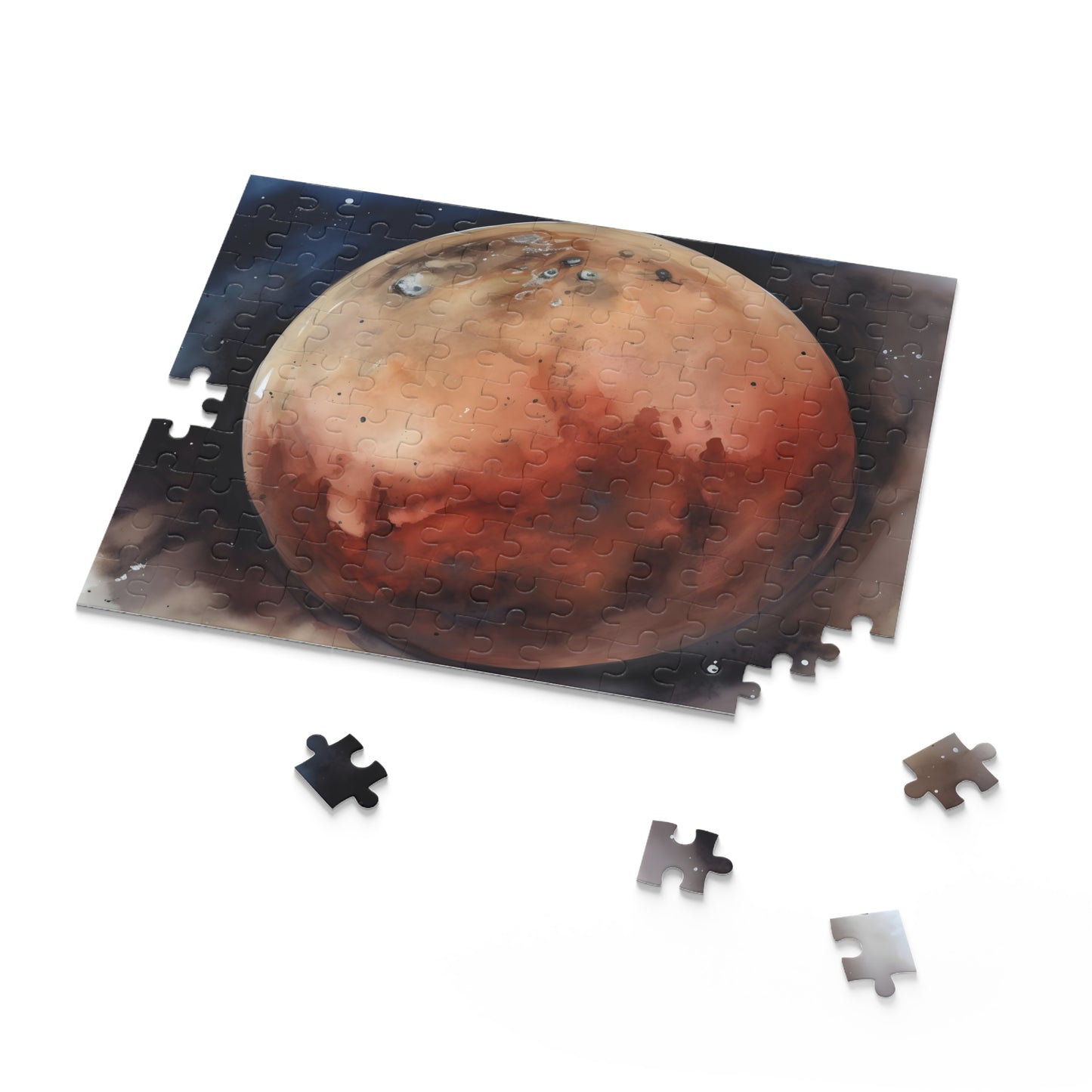 Mars Watercolor Jigsaw Puzzle