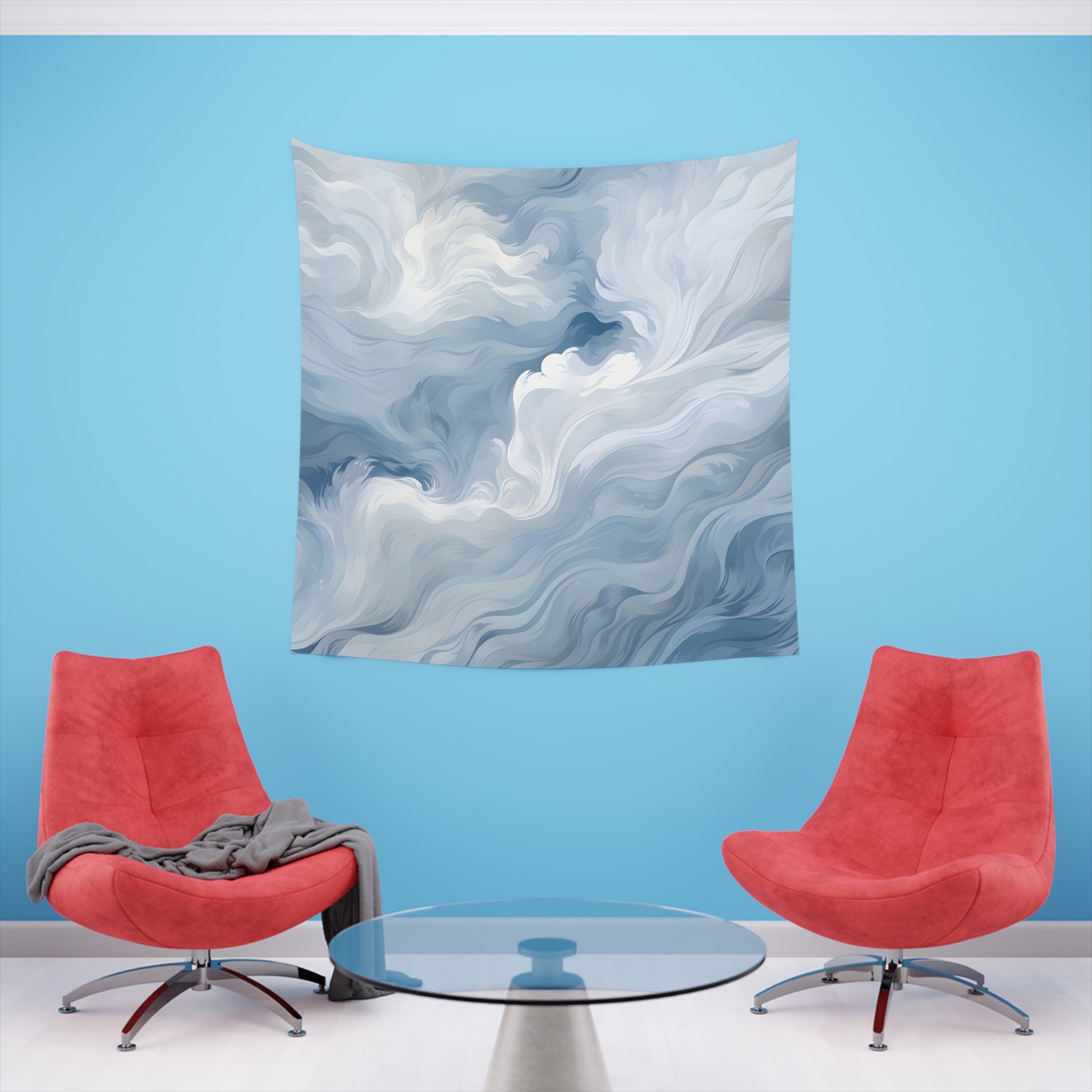 Dreamy Hues: A Soft Line Tapestry | Wall Tapestry | All Over Print, AOP, Decor, Halloween, Home & Living, Home Decor, Indoor, Spring Essentials, Sublimation, Tapestry | Prints with Passion