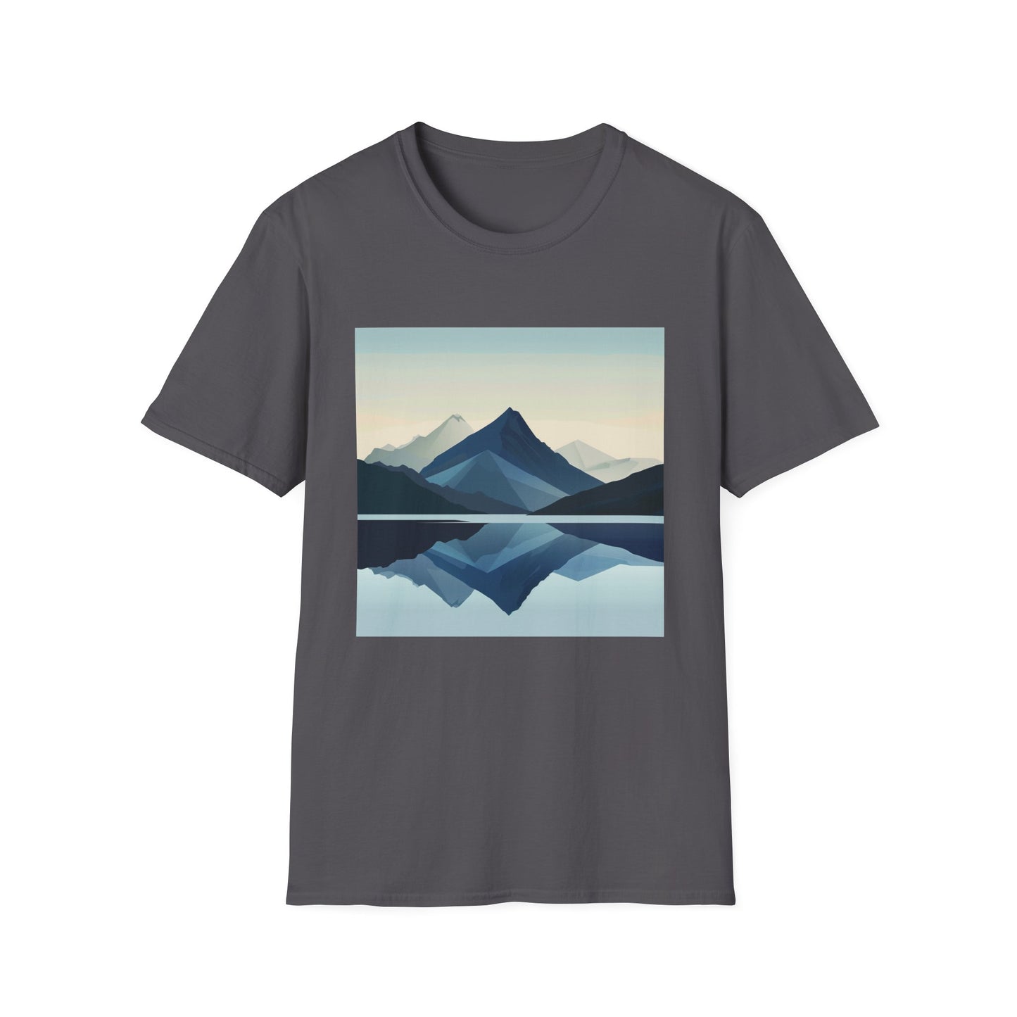 Mountain Shirts: Minimalist Landscape, Mountain Range & Silhouette