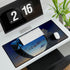 Shattered Mirror Reflecting Stars — XL & XXL Desk Mat — 3mm Non-Slip Natural Rubber Base Detail