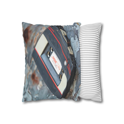 Vintage Cassette Tape Pillowcase - Nostalgic Retro Design | High-Quality Material | Perfect Gift - Shop Now!