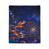 Dreamcatcher Suspended in Stars — Plush Fleece Throw Blanket — Product Detail View 7
