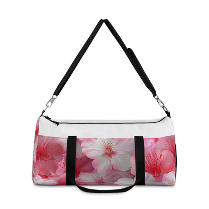 Pink Cherry Blossom Duffel Bag