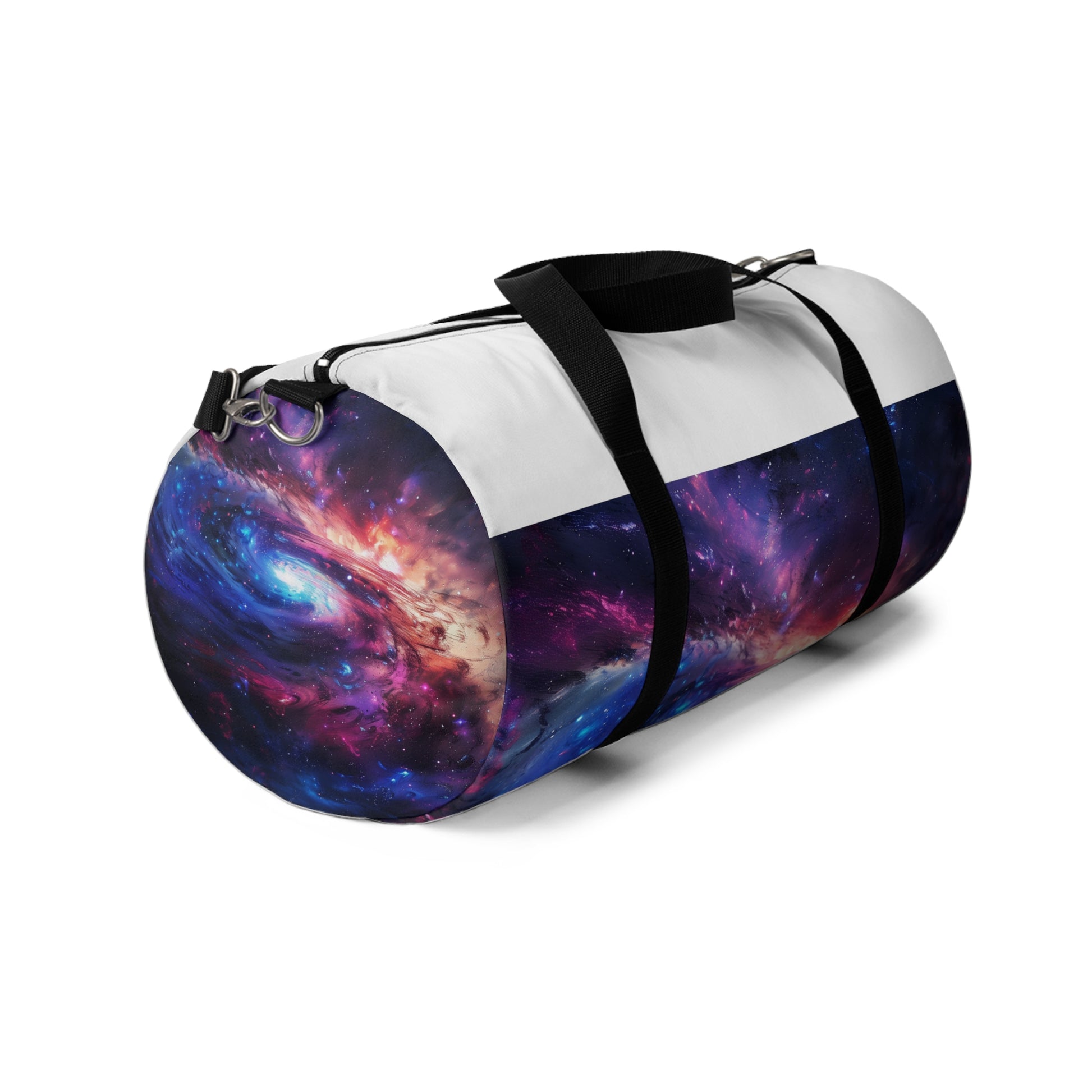 Neon Space Galaxy Duffel Bag | Duffle Bags | Accessories, All Over Print, AOP, Assembled in the USA, Assembled in USA, Bags, Duffle, Made in the USA, Made in USA | Prints with Passion