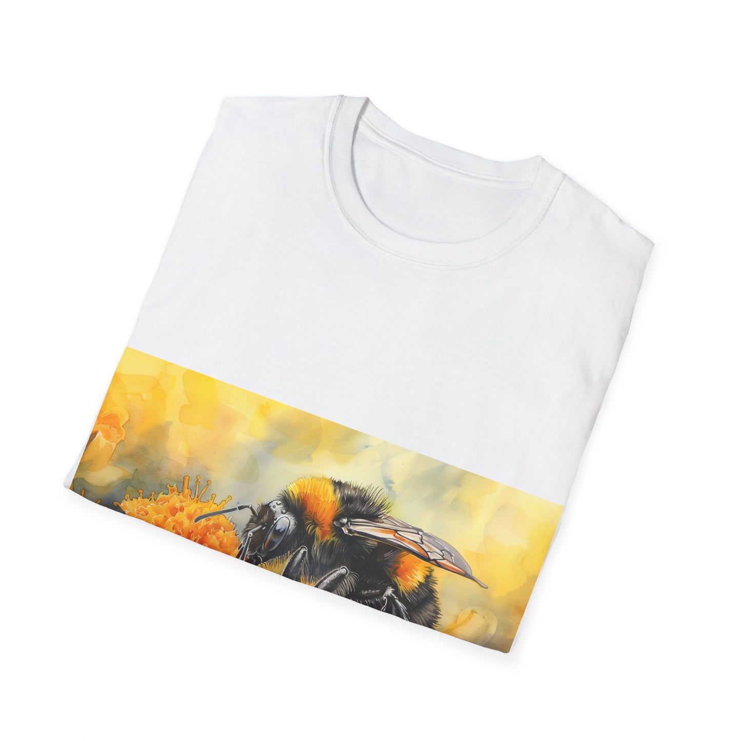 Bumblebee Watercolor Art Tee