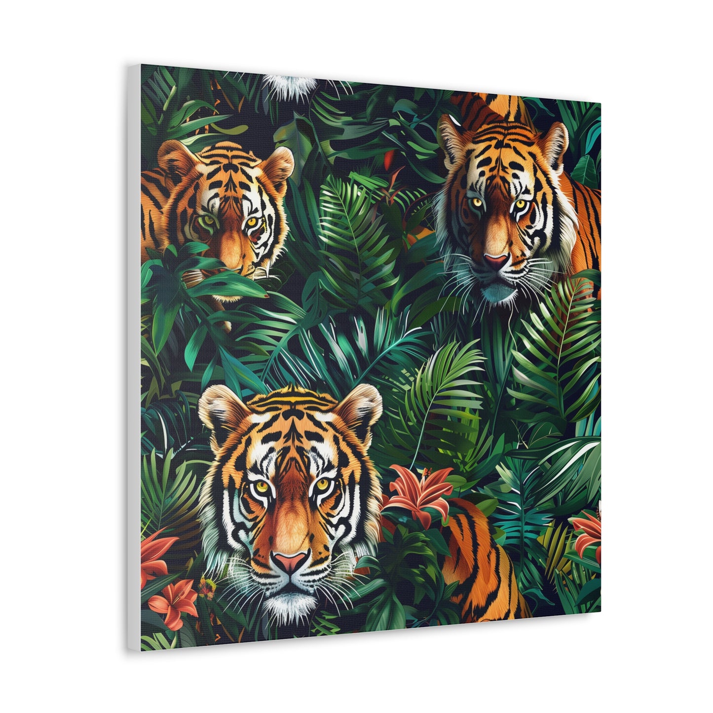 Tiger Paradise Canvas Print