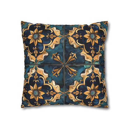 "Artisan Tiles Pillow Case Collection - Elevate your bedroom decor with seamless tile-inspired design, adding elegance and style"