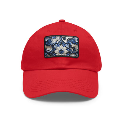 Midnight Cerulean Porcelain Baseball Cap