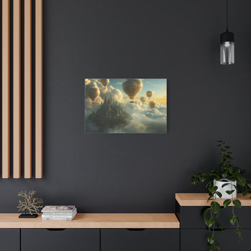 Cloud City Built on Giant Balloons — Canvas Wall Art — Product Detail View 8