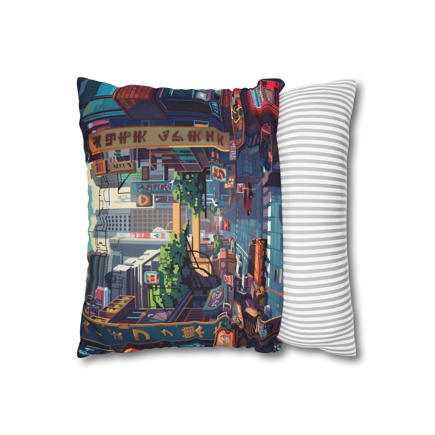 "Vibrant Arcade Dreams Pillowcase - Retro gaming charm for your bedroom décor, high-quality material, perfect gift"