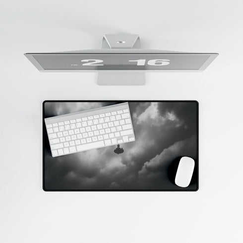 Lighthouse Floating Above Storm — XL & XXL Desk Mat — Product Detail View 8