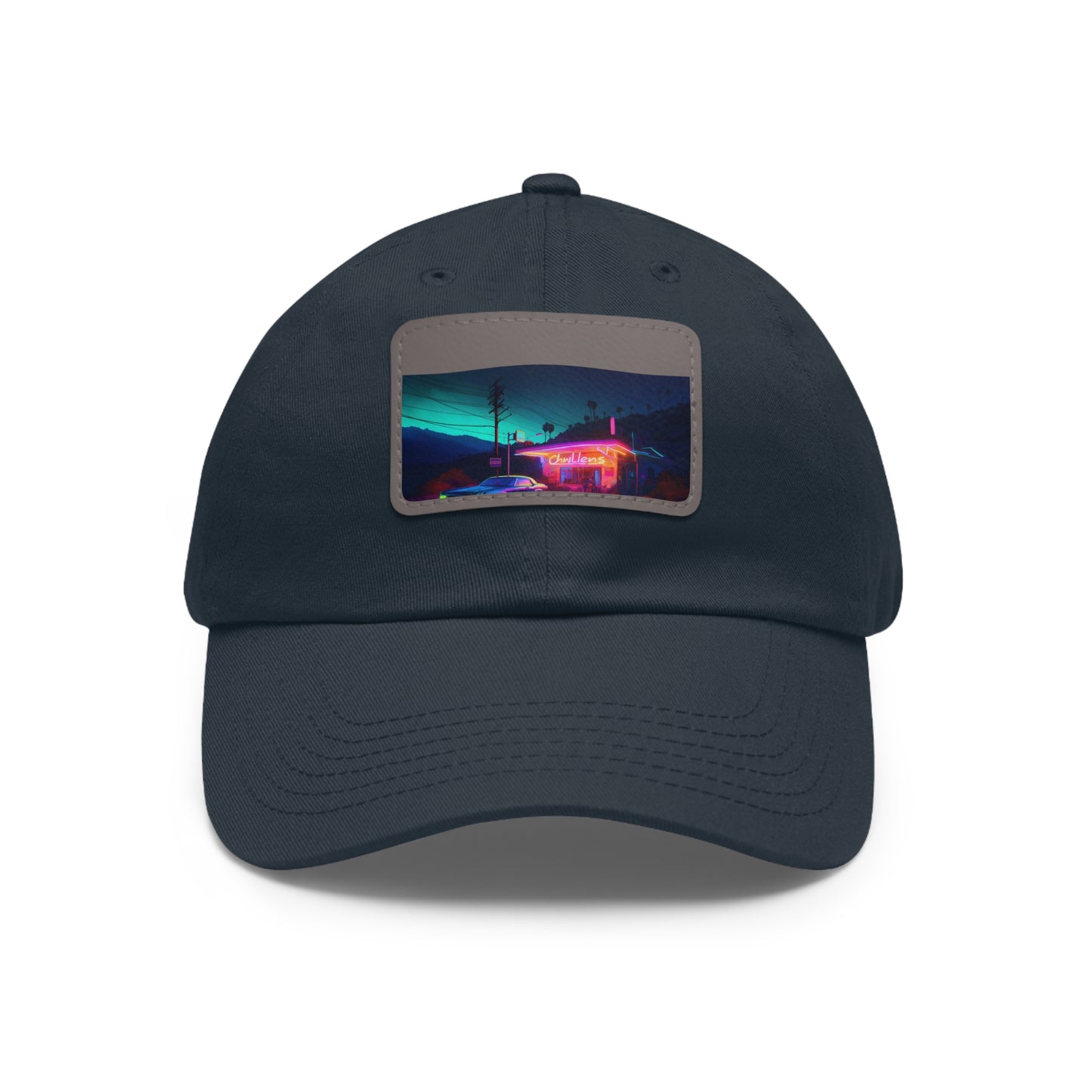 Neon Watercolor Charm Baseball Cap