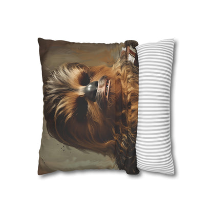 Cozy Chewbacca Wookiee Dreams Pillowcase - High-quality & stylish design for Star Wars fans! Bon voyage to dreamland. Great gift for all seasons. Grab yours now!