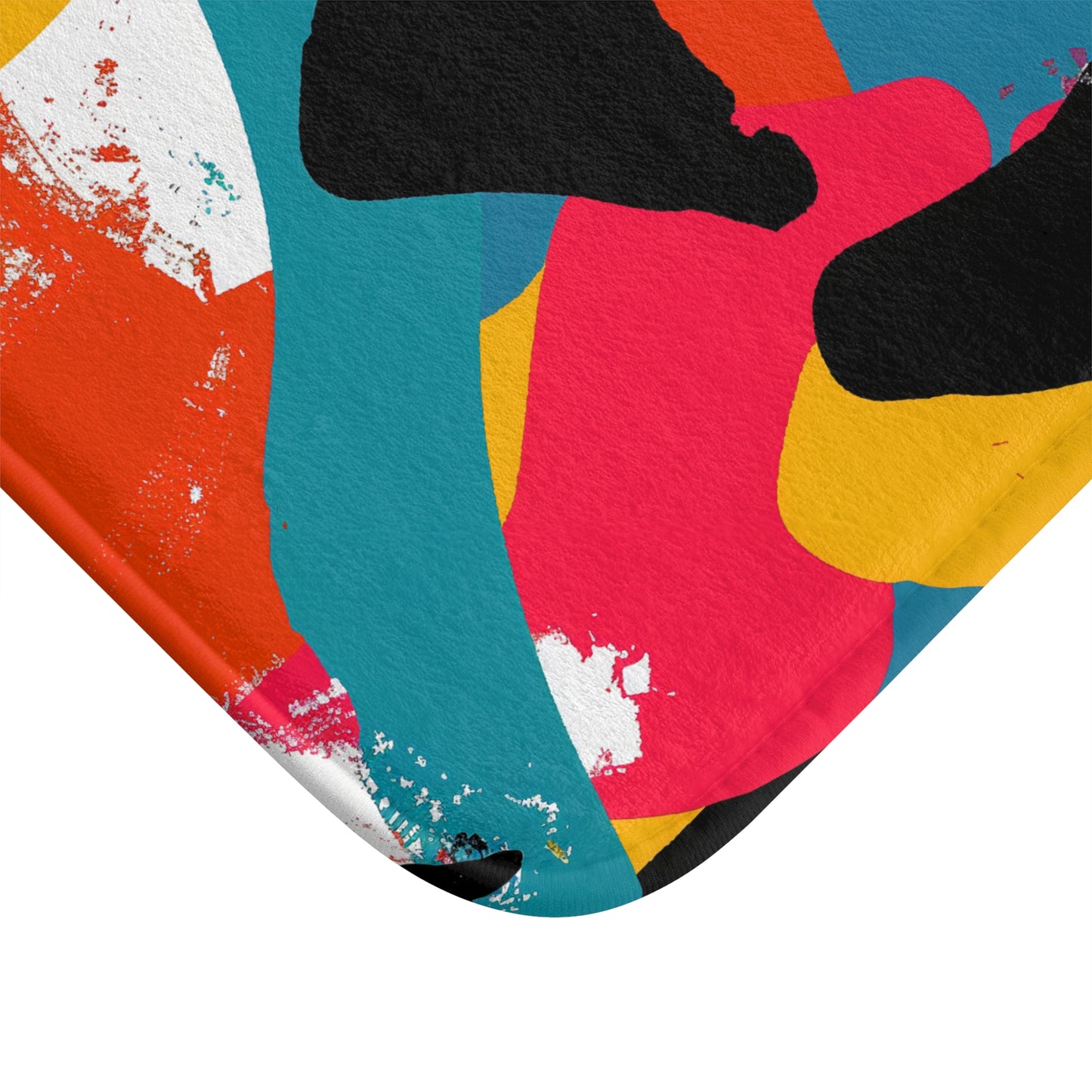 Vibrant Abstract Bath Mat