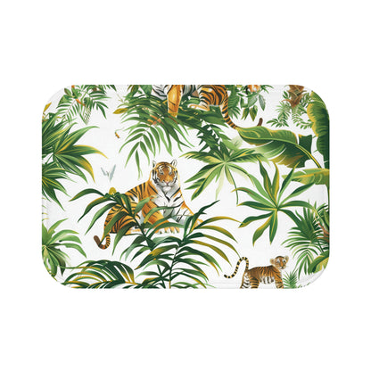 Tiger Jungle Safari Bath Mat | Bath Mats | Bath, Bathroom, Home & Living, Indoor, Sublimation | Prints with Passion