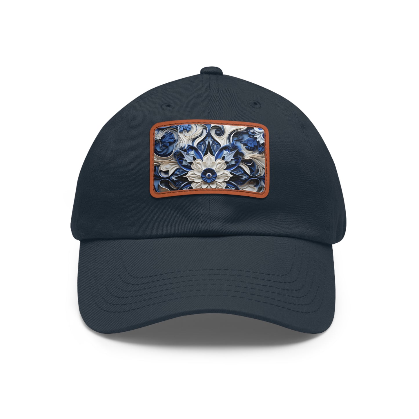 Midnight Cerulean Porcelain Baseball Cap